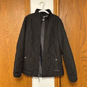 Eddie Bauer black, lightweight jacket. Women’s size small.